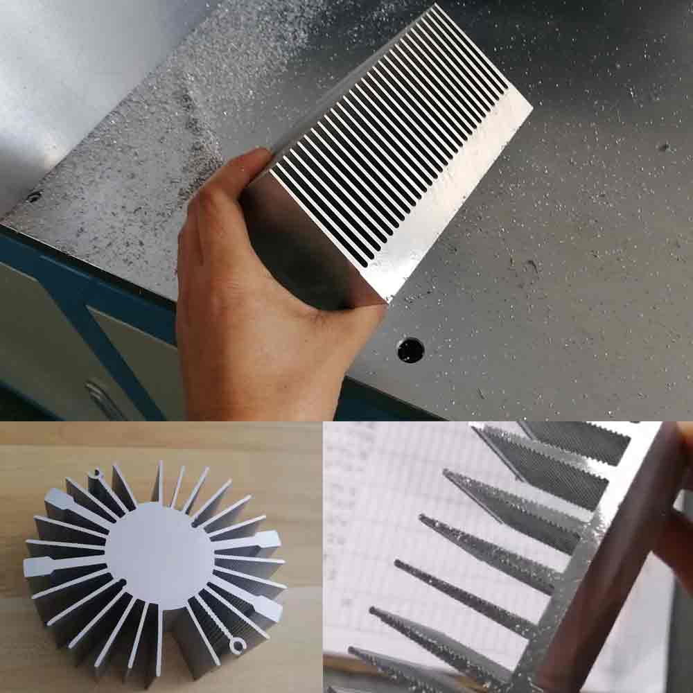 分離式型材切割機設備鋸切散熱器、太陽花、鋁蜂窩板精度高無毛刺